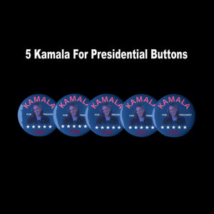 KAMALA for President 5 pin buttons 2