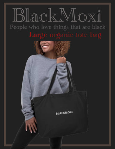BLACKMOXI Large organic tote bag
