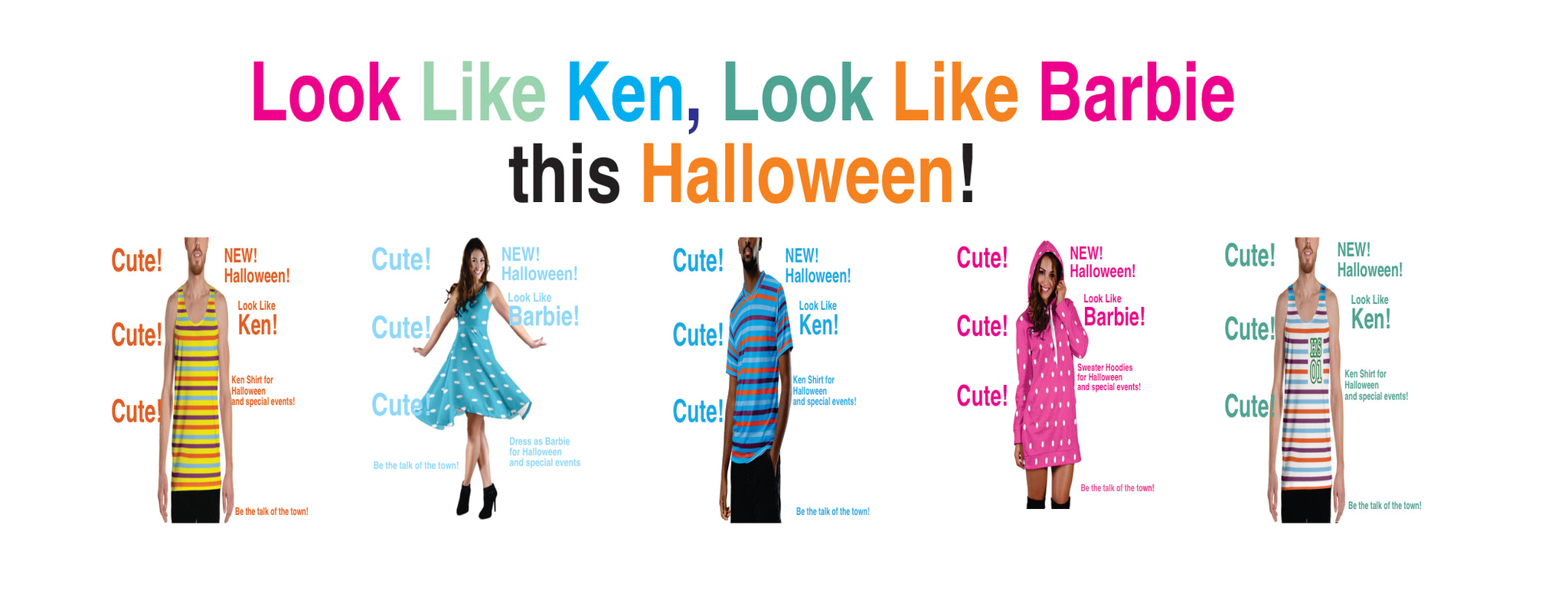 look like ken, look like barbie ad