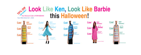 look like ken, look like barbie ad