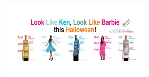 look like ken, look like barbie ad