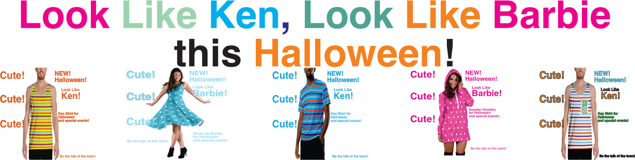 look like ken, look like barbie ad