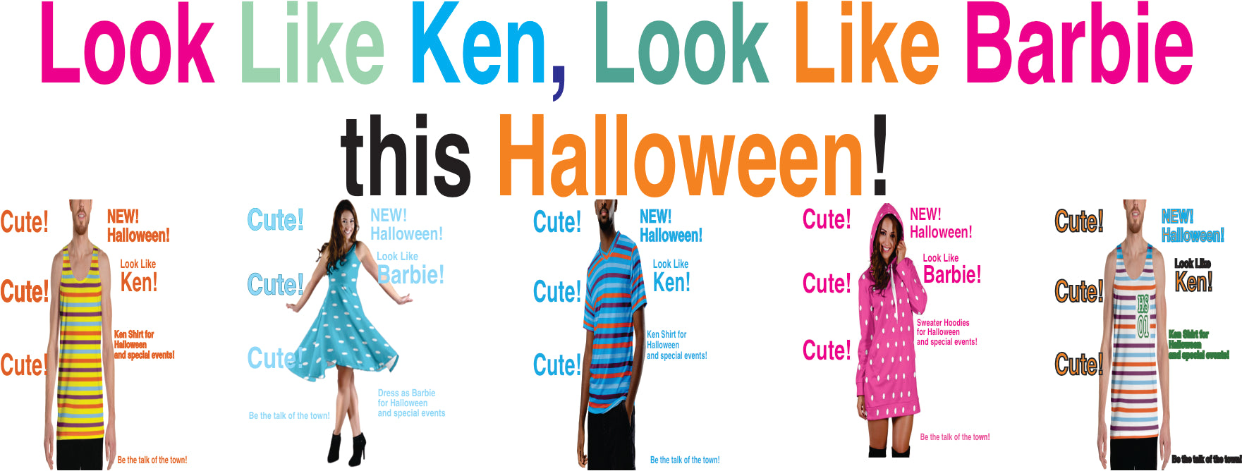 look like ken, look like barbie ad