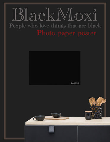 BLACKMOXI Photo paper poster