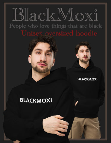 BLACKMOXI Unisex oversized hoodie