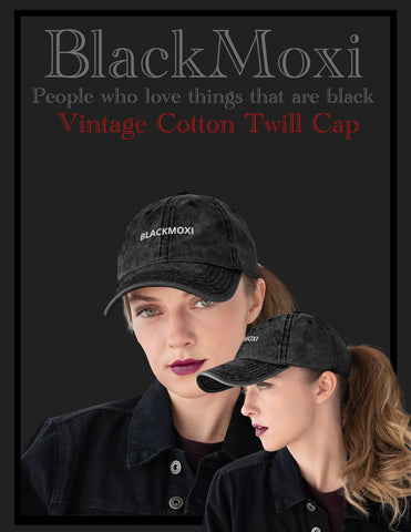 BLACKMOXI Vintage Cotton Twill Cap
