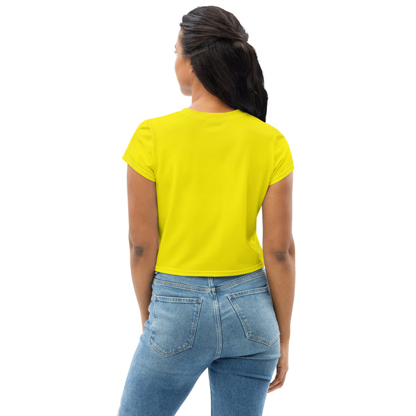 Hoodies4You "Look Like Barbie" "Halloween" Women Yellow Tee Shirt