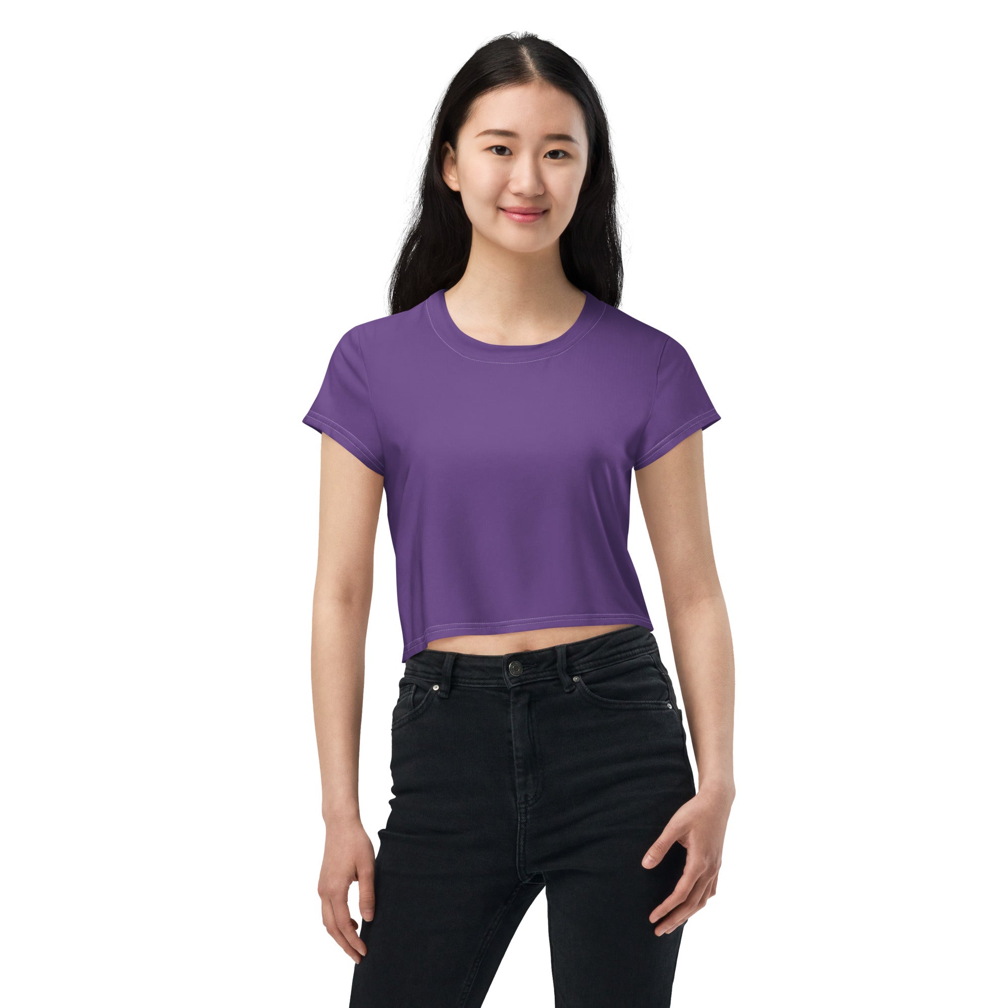 Hoodies4You "Look Like Barbie" "Halloween" Women Purple Tee Shirt