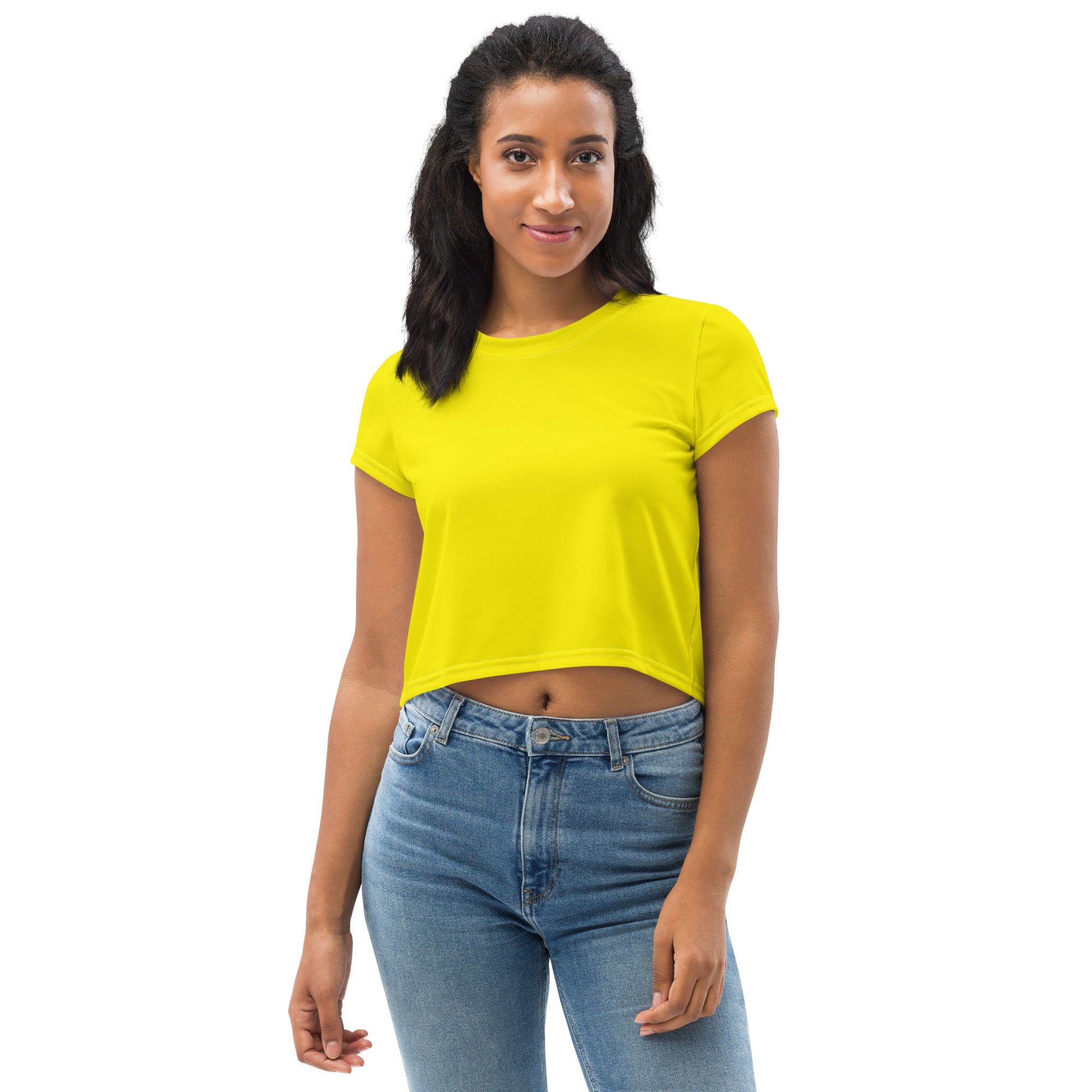 Hoodies4You "Look Like Barbie" "Halloween" Women Yellow Tee Shirt