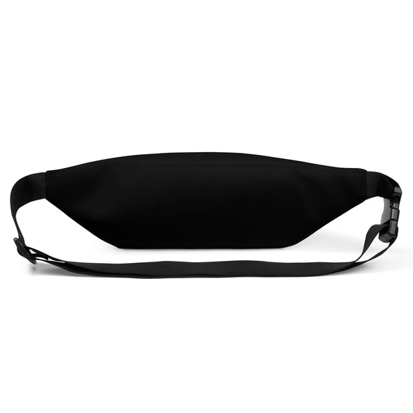 BlackMoxi Fanny Pack w/wht lettering