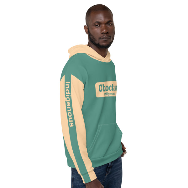 Hoodies4You "Choctaw Indian Hoodie" Green/beige