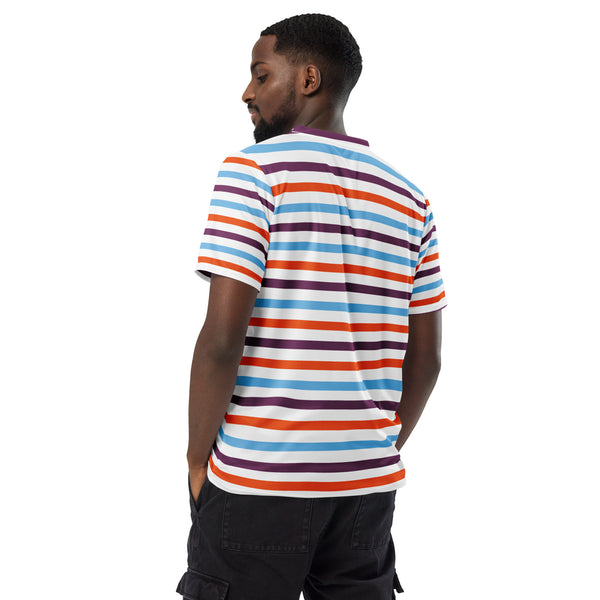 Hoodies4You "Look Like Ken" "Halloween" Blue/White Stripe Shirt