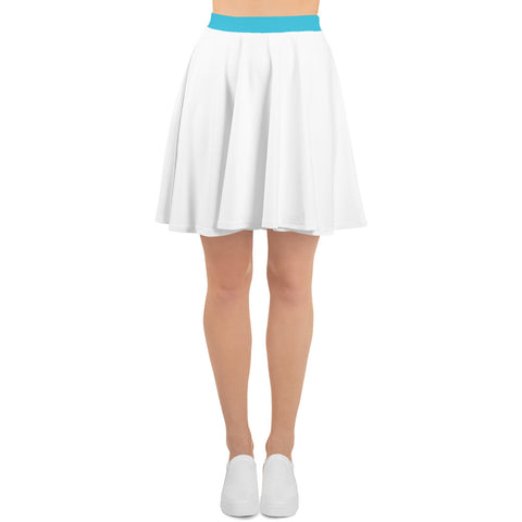 Hoodies4You "Look Like Barbie" "Halloween" Women White/blue Skirt