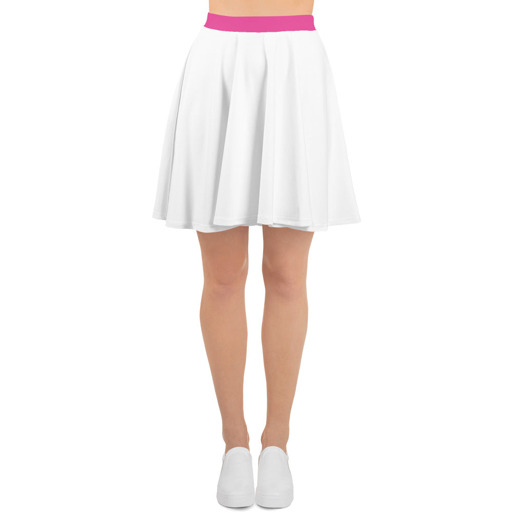 Hoodies4You "Look Like Barbie" "Halloween" Women White/pink Skirt