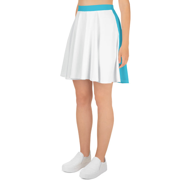 Hoodies4You "Look Like Barbie" "Halloween" Women White/blue Skirt