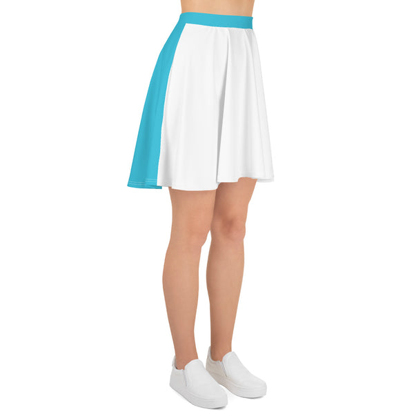 Hoodies4You "Look Like Barbie" "Halloween" Women White/blue Skirt