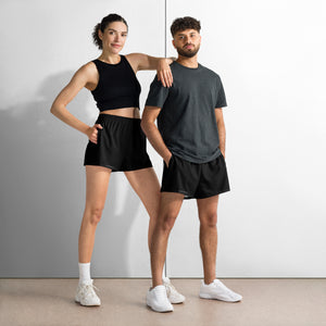 BlackMoxi Unisex Athletic Shorts w/blk lettering