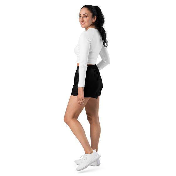 BlackMoxi Unisex Athletic Shorts w/wht lettering