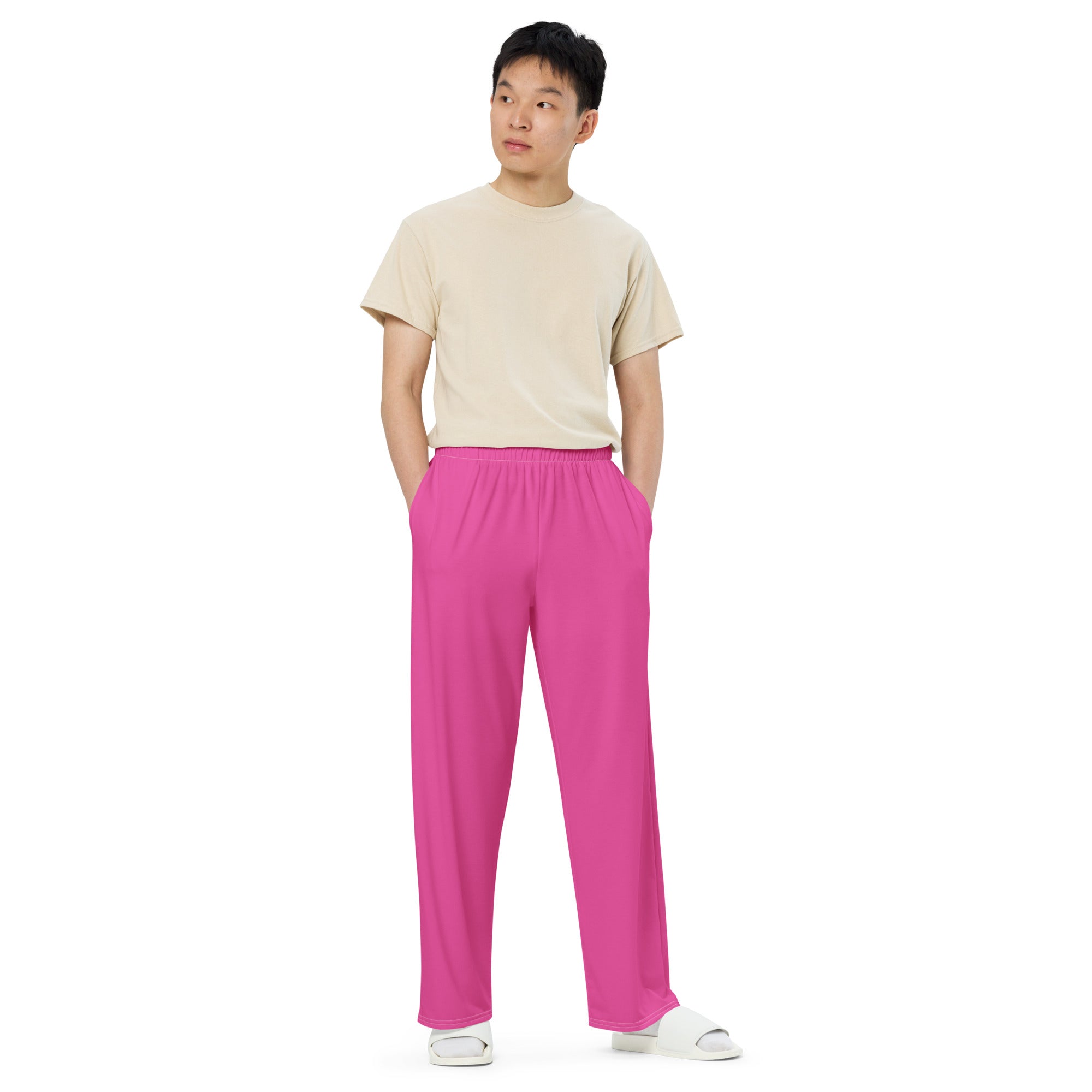 Hoodies4You "Look Like Ken" "Halloween" Pink Sweat PJ Pants