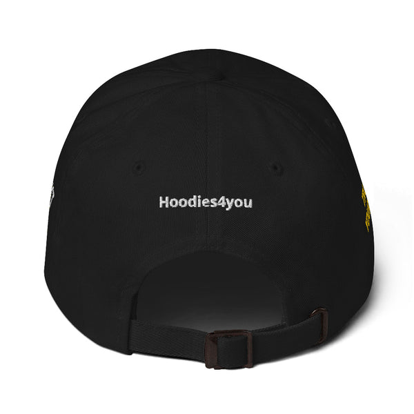 Hoodies4You "TYG" "You can do it!" Black hat w/gold and white letters