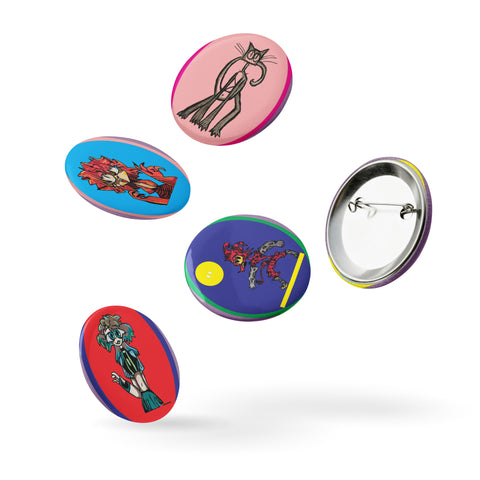 Hoodies4You "LC super" Set of pin buttons