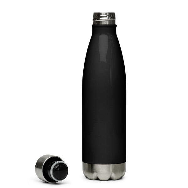 BlackMoxi Stainless steel water bottle w/blk lettering