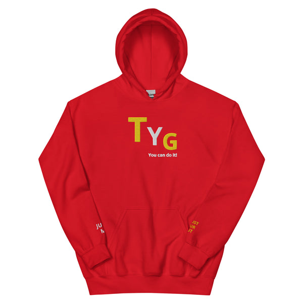 Hoodies4You "TYG" "You can do it!" Black hoodie w/gold and white letters