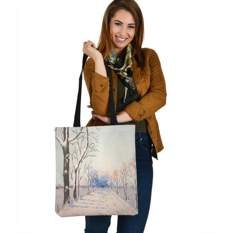 Hoodies4You "1st Winter Snow" Cloth Tote Bag