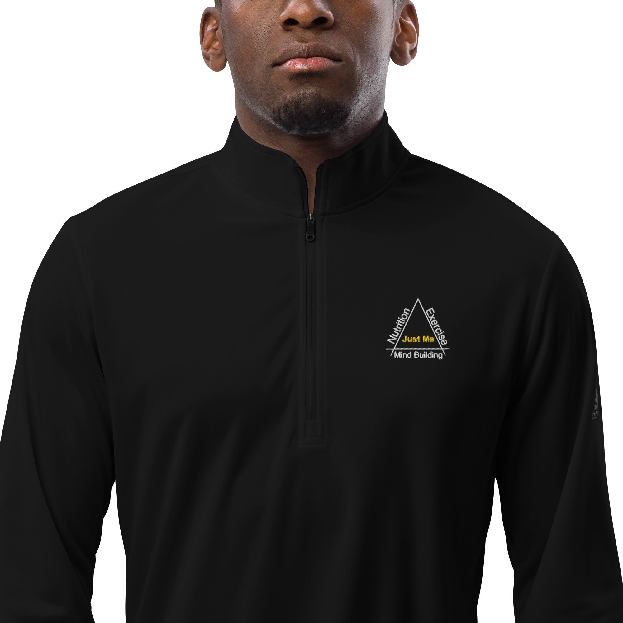 Hoodies4You "Just Me" "Nutrition""Exercise""Mind Building" Quarter zip pullover "Boss" zip pullover