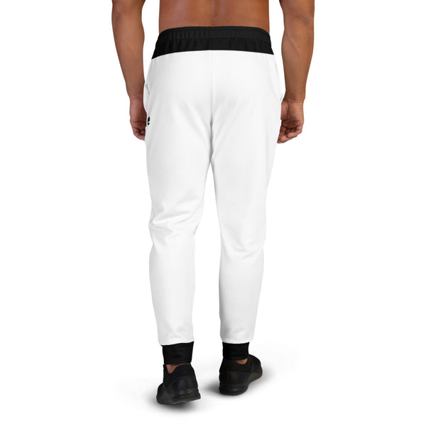 Hoodies4you "Just Me" White Men's Jogger Pants #006