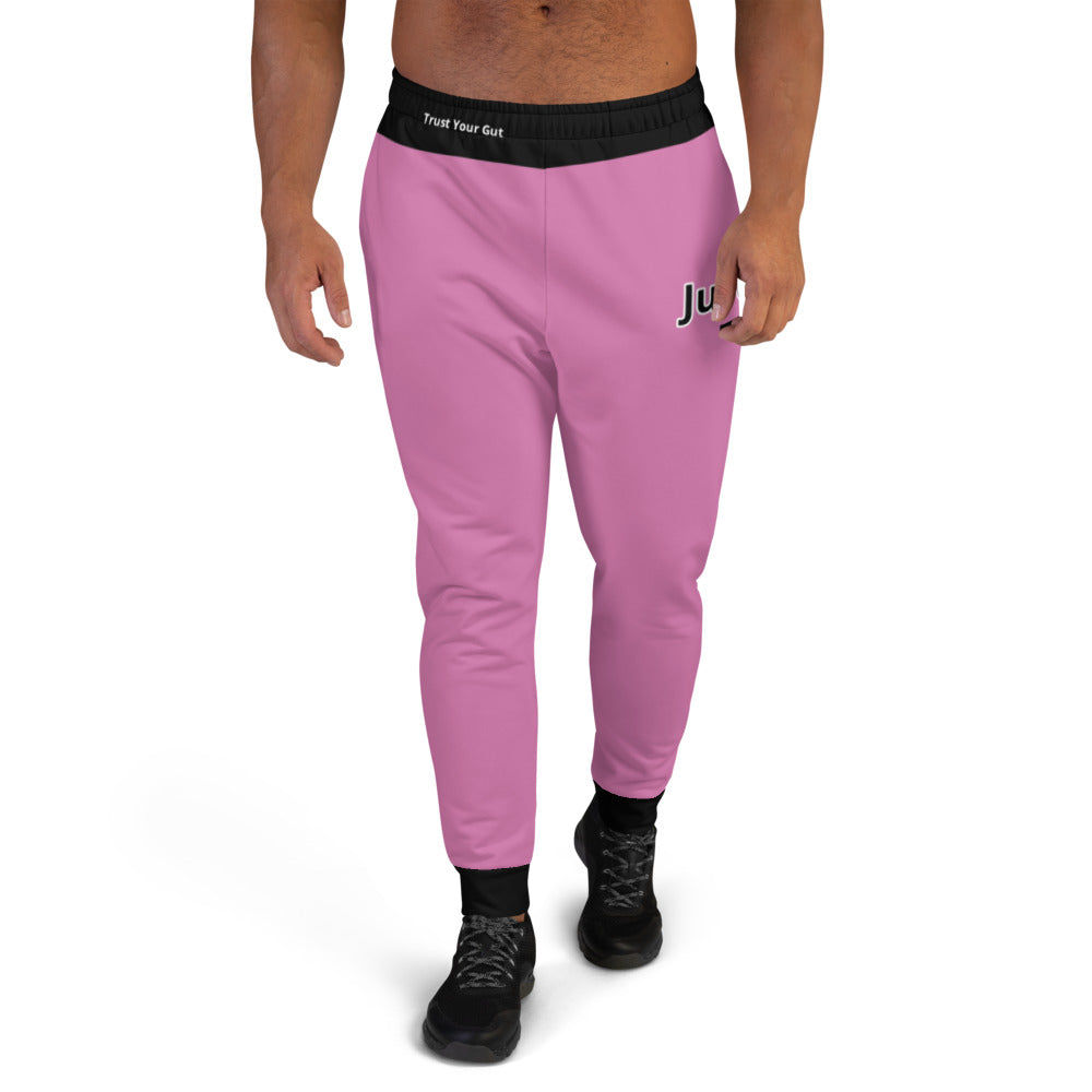 Hoodies4you "Just Me" Pink Men's Jogger Pants #009