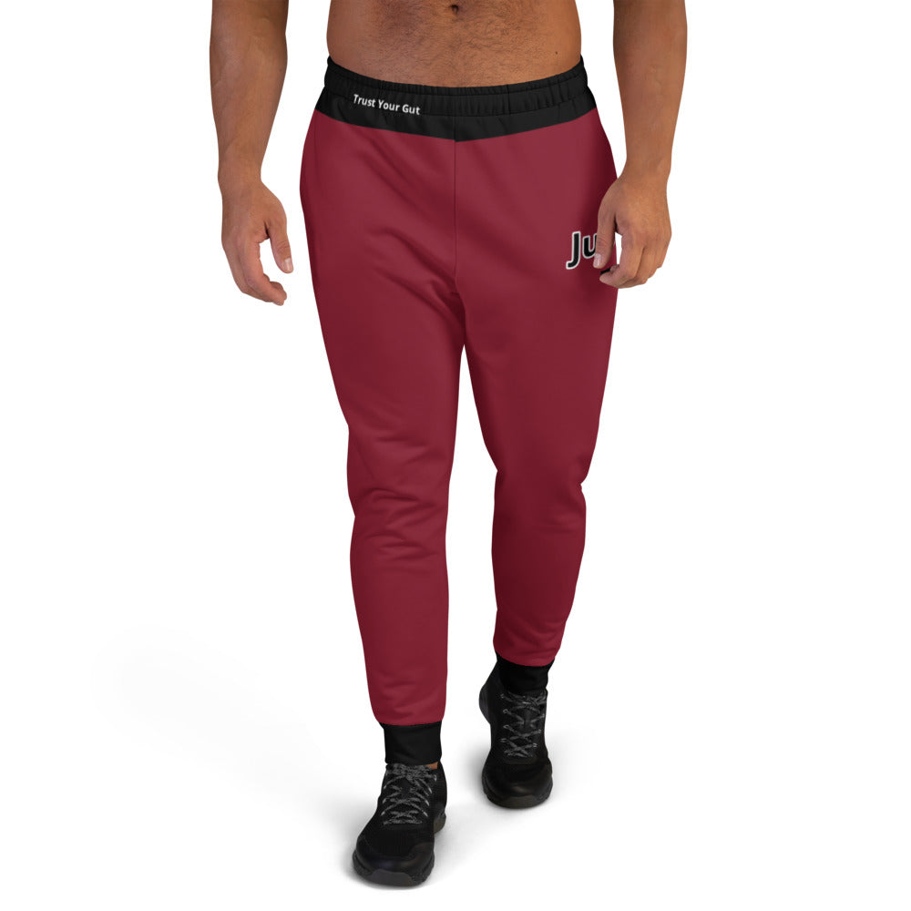 Hoodies4you "Just Me" Ruby Red Men's Jogger Pants #007