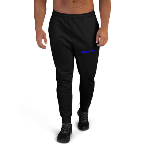 Hoodies4You "Just Me" Black/Blue Men's Joggers Pants