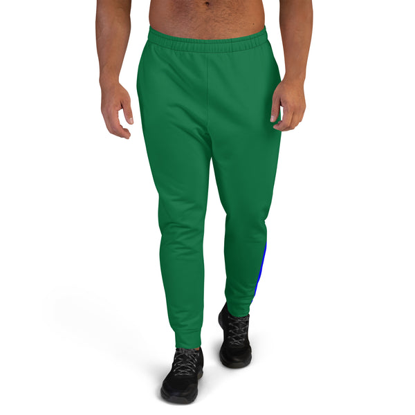Hoodies4You "Just Me", White Lettering, Green Men's Joggers Pants