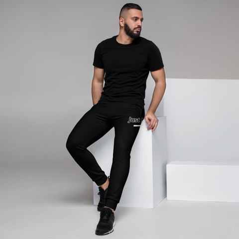 Hoodies4you "Just Me" Black Men's Jogger Pants #001