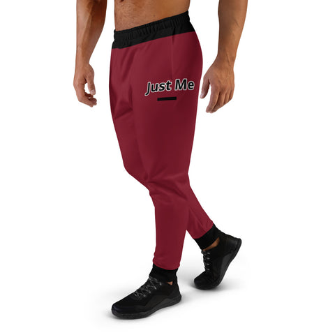 Hoodies4you "Just Me" Ruby Red Men's Jogger Pants #007