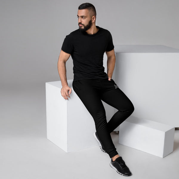 Hoodies4you "Just Me" Black Men's Jogger Pants #001
