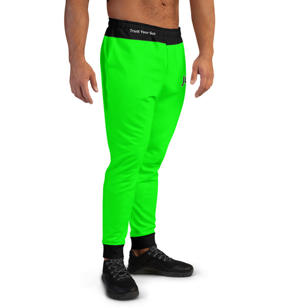 Hoodies4you "Just Me" Neon Green Men's Jogger Pants #14