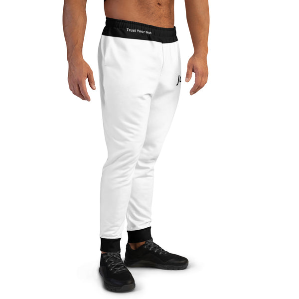 Hoodies4you "Just Me" White Men's Jogger Pants #006