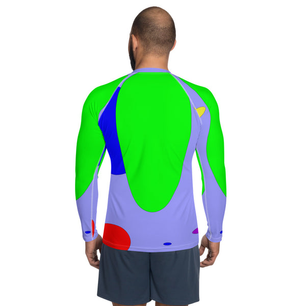 Hoodies4You "Just Me" Multi-Color Men's Rash Guard