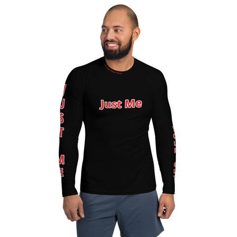 Hoodies4You "Just Me" "Trust Your Gut"- Men's Black Body Glove w/Red Type