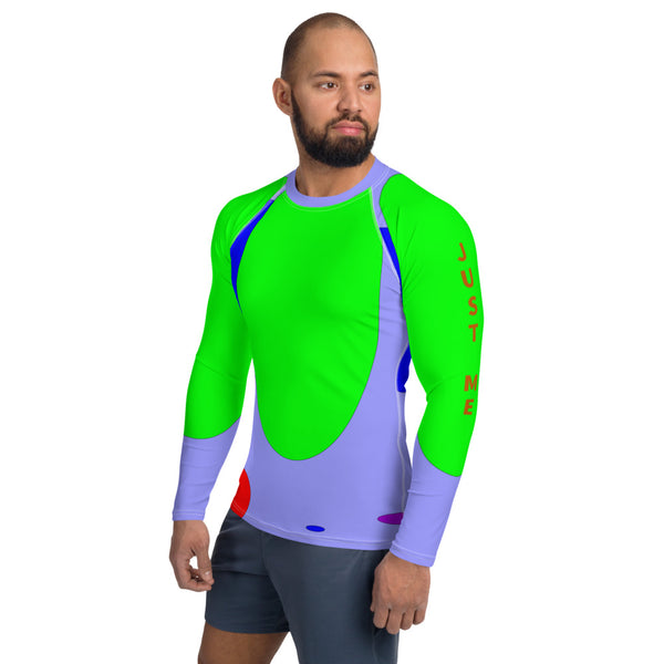 Hoodies4You "Just Me" Multi-Color Men's Rash Guard
