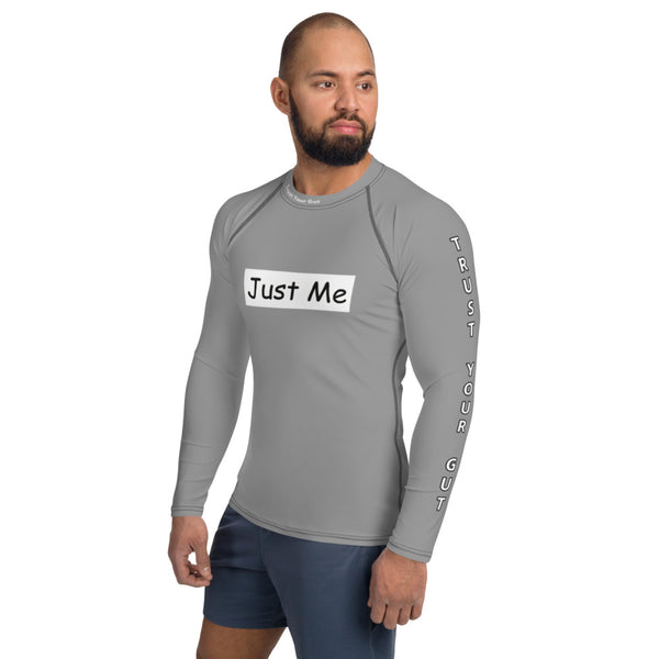Hoodies4You "Just Me" "Trust Your Gut" White Box Men's Grey Body Glove