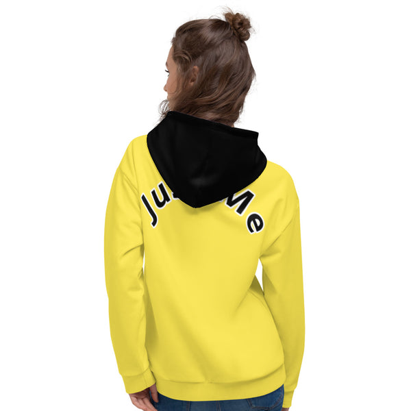 Hoodies4you "Just Me" Yellow w/Black Hood (Back Logo) #011
