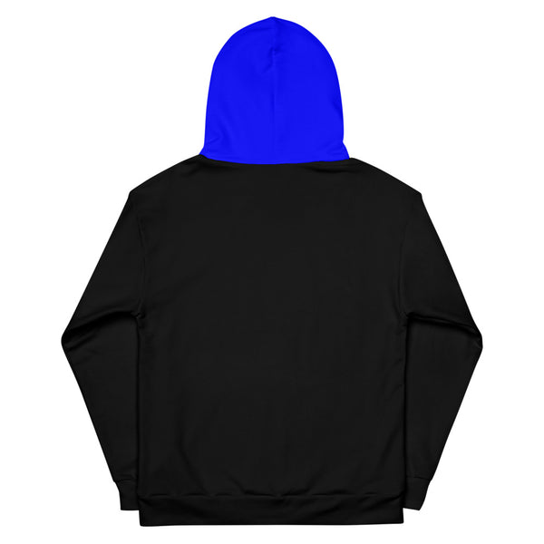 Hoodies4you "Just Me" Trust Your Gut" Black w/Blue Hood