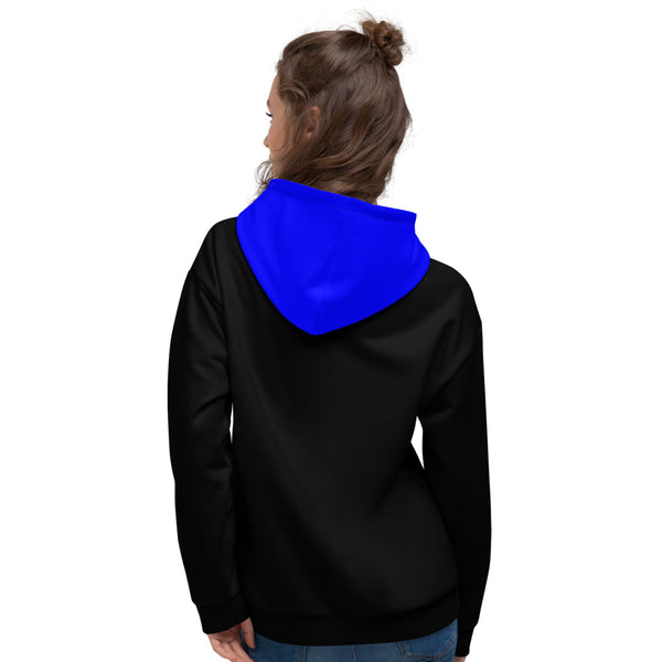 Hoodies4You "Just Me" "Trust Your Gut" Black w/Blue Hoodie (SP)