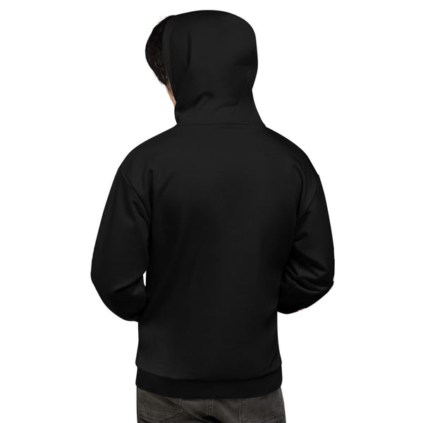 Hoodies4You "Just Me", "Trust Your Gut" Black w/Red Letter and Black Hood