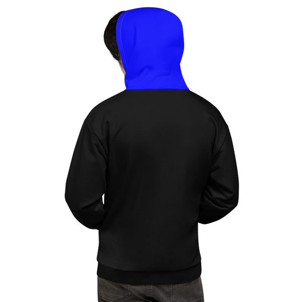 Hoodies4You "Just Me" "Trust Your Gut" Black w/Blue Hood