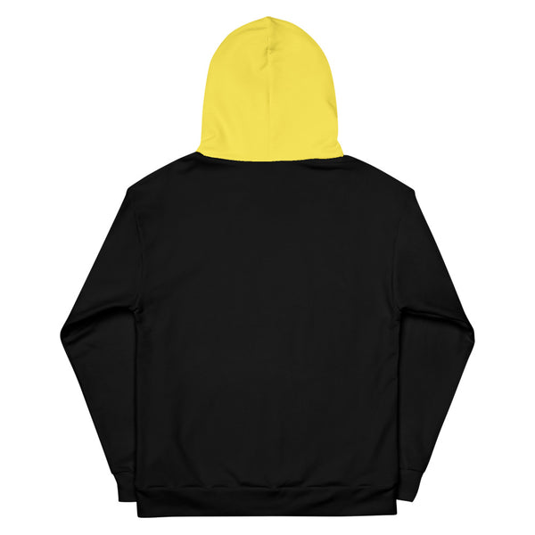 Hoodies4you "Just Me" "Trust Your Gut" All Black w/Yellow Letter