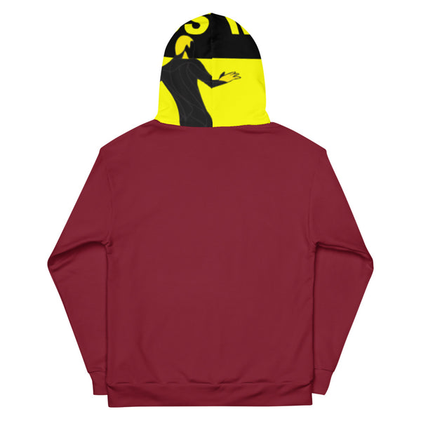Hoodies4You "Just Me" Soccer Burgundy w/Black Hood